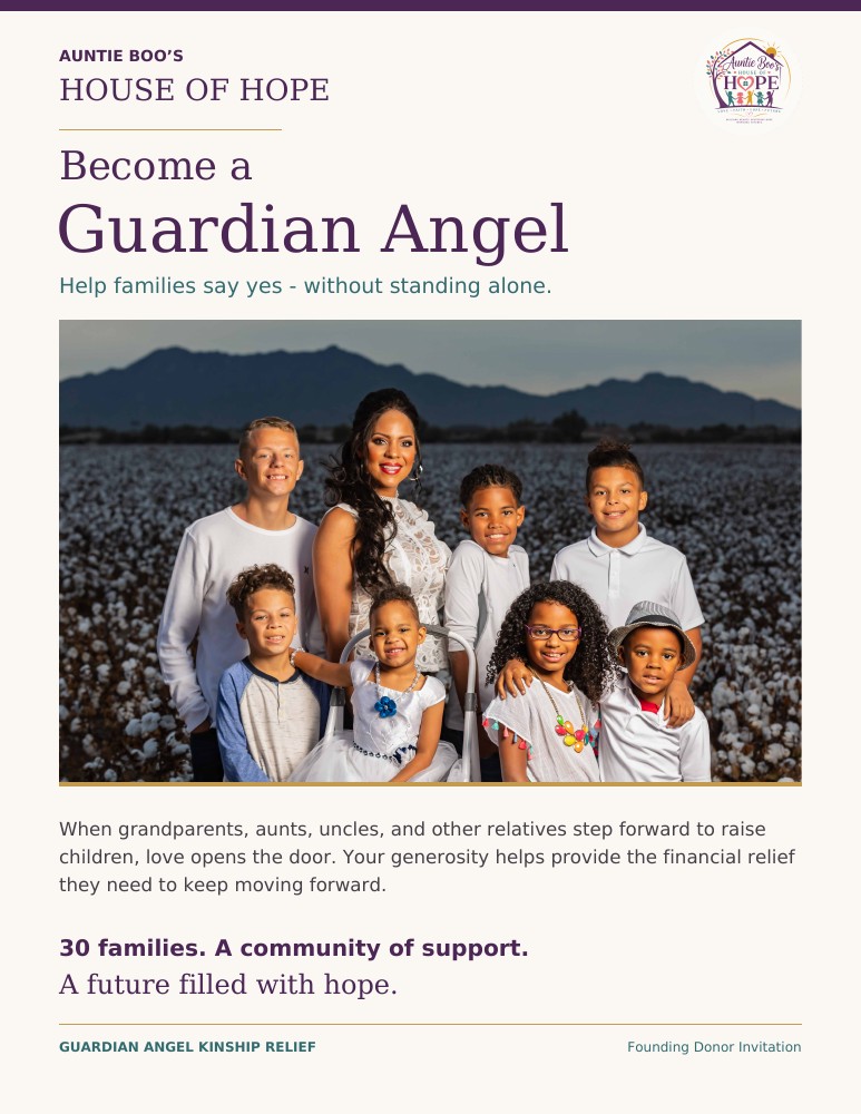 Become a Guardian Angel — House of Hope Partner Guide