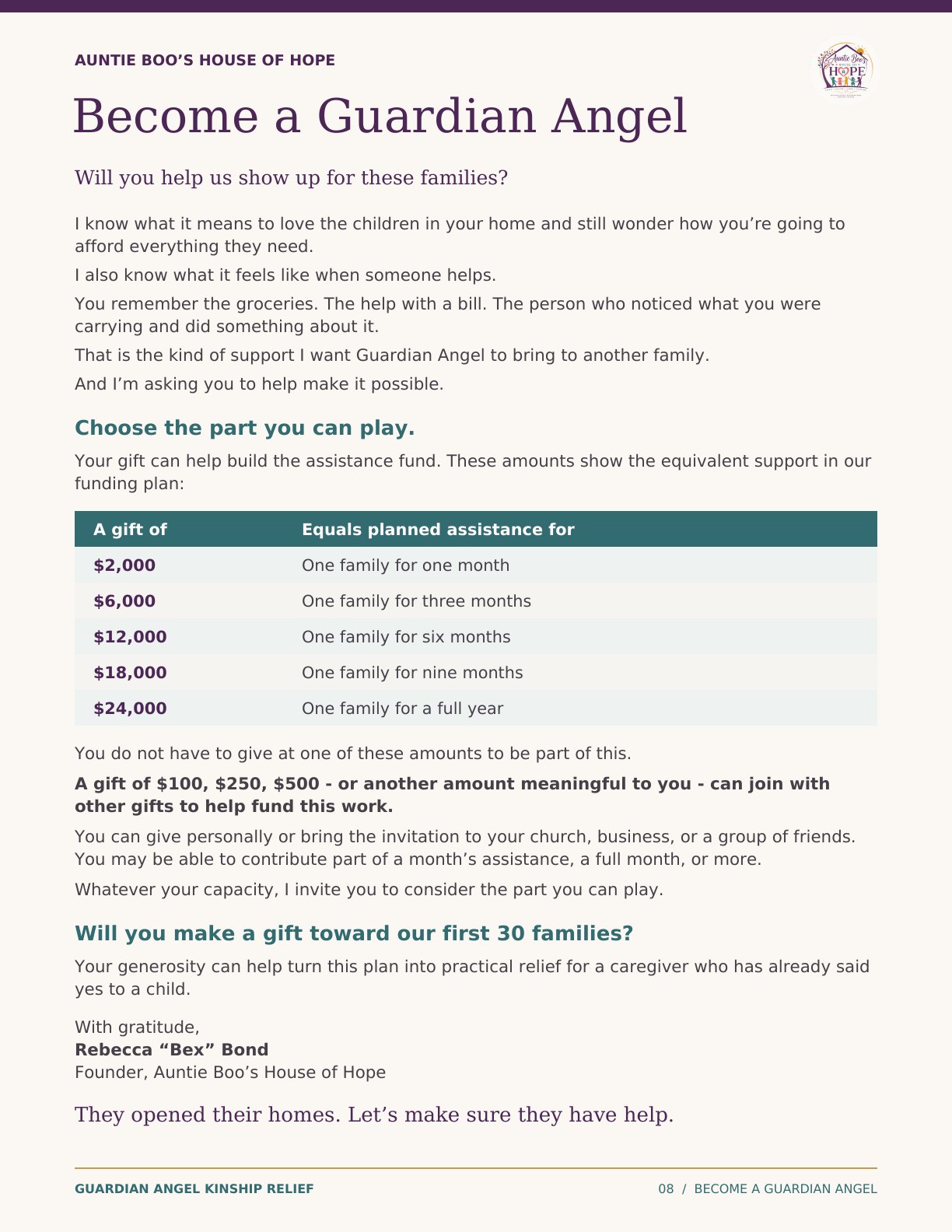 Guardian Angel Partner Guide, page 8 of 10